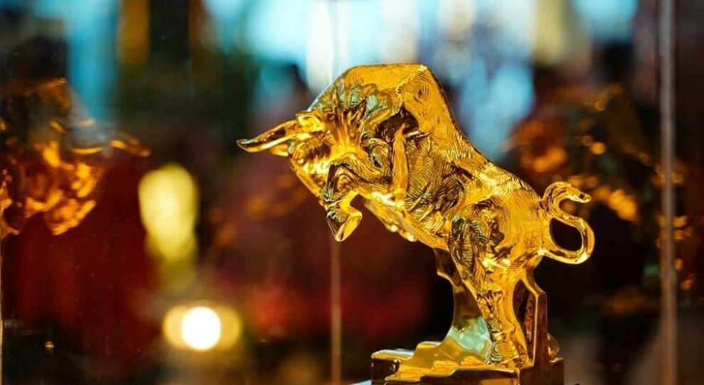 The Golden Bull Award trophy