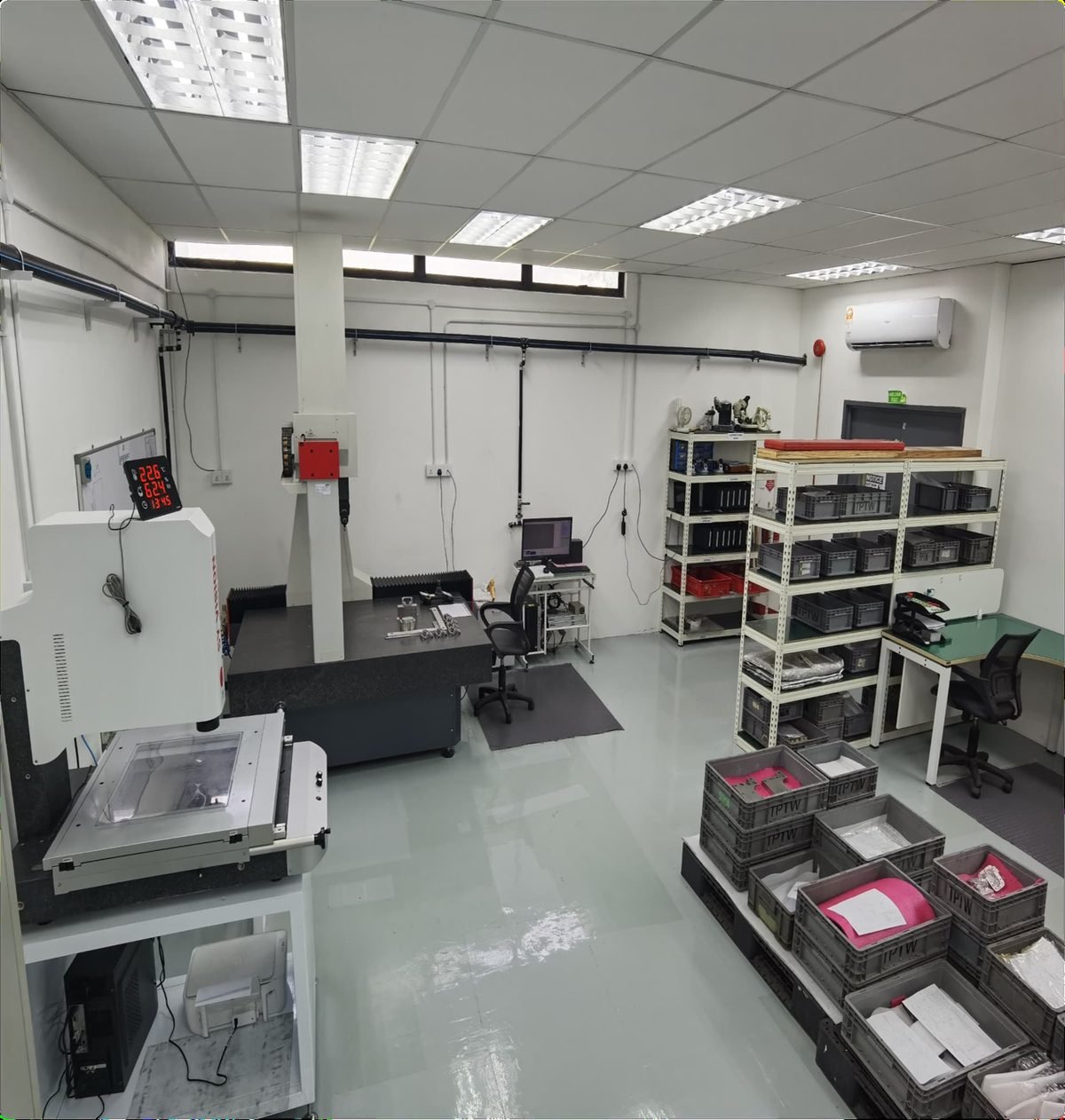 TPTW quality control laboratory